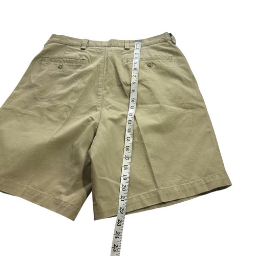 Vtg Gap Relaxed Fit Men Beige Pleated Khaki Chino Shorts Sz 36x8” 100% Cotton - Picture 11 of 12