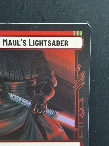 Star Wars Unlimited Legends Of The Force Darth Maul's Lightsaber Foil #842 NM - Bild 3 von 7