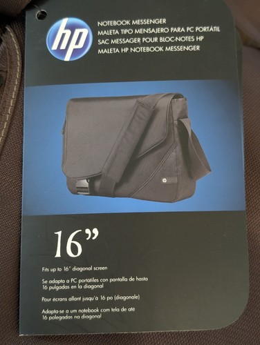 HP Messenger 16" Laptop Bag - Soft Sided- Brown - NEW WITH TAGS - Bild 2 von 14
