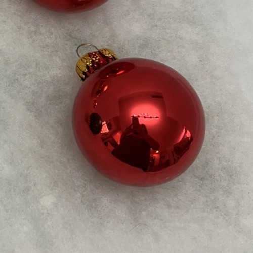 9 Vintage G&D Red, Silver, Green, Gold & Blue Glass Christmas Ornaments Holiday - Picture 7 of 16