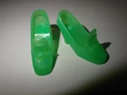 Vintage Barbie Doll Apple Green Pilgrim Heels Japan NICE