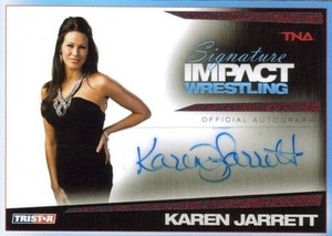 TNA-2011-Signature-Impact-Karen-Jarrett-Angle-RED-Autograph-Card-SN-3-of-5