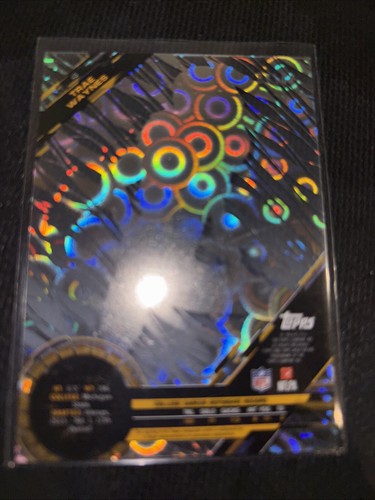 2015 Topps High Tek RC Clouds Diffractor Auto Trae Waynes 10/25 Minnesota Viking - Picture 2 of 2