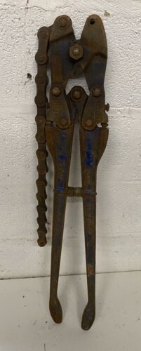 Rare Record 936 Bolt Cutter Handles With Hepsleve Pipe Cutter Chain Attachment - Picture 10 of 13