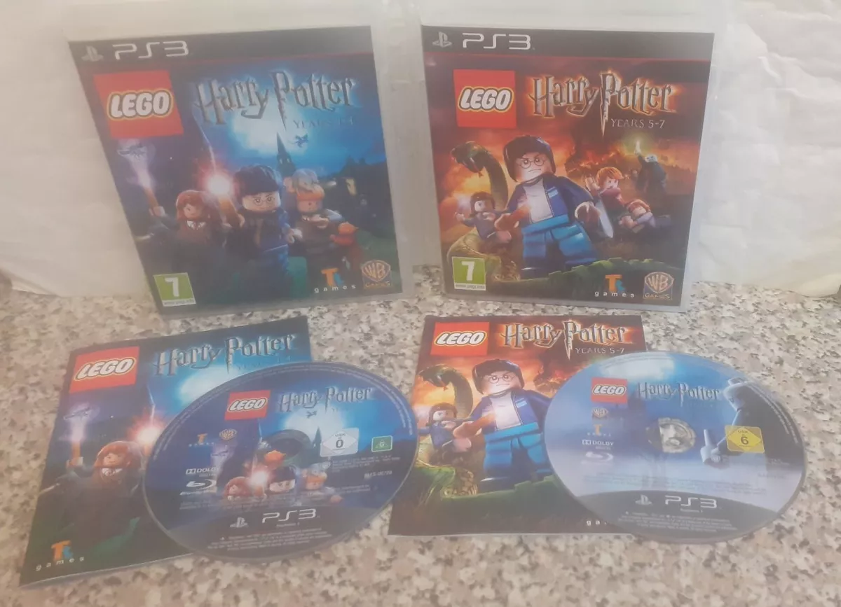 LEGO Harry Potter Years 1-4 and Years 5-7 (Nintendo Wii) With Manuals