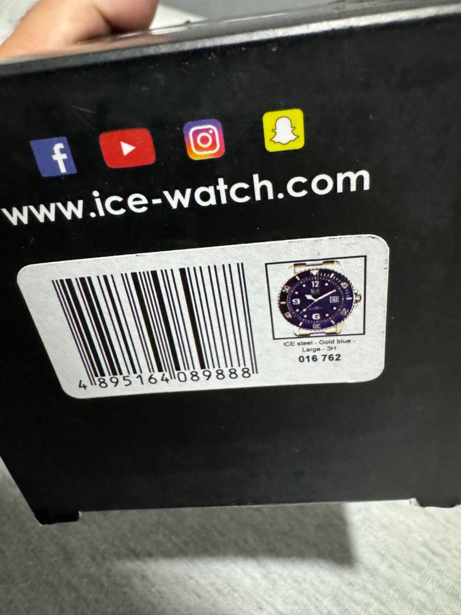 Ice Quartz Blue Dial Men's Watch 016762 | eBay