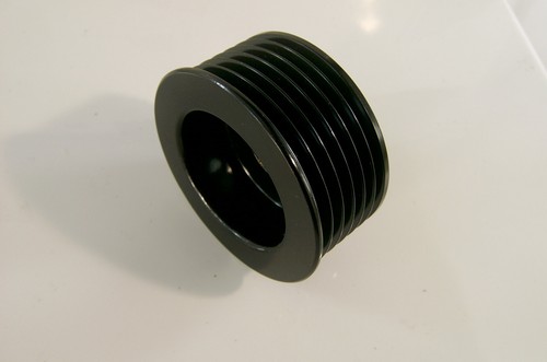 CLASSIC ALTERNATOR PULLEY SOLID METAL 6 GROOVE RIB ALSO MARINE - Picture 2 of 10