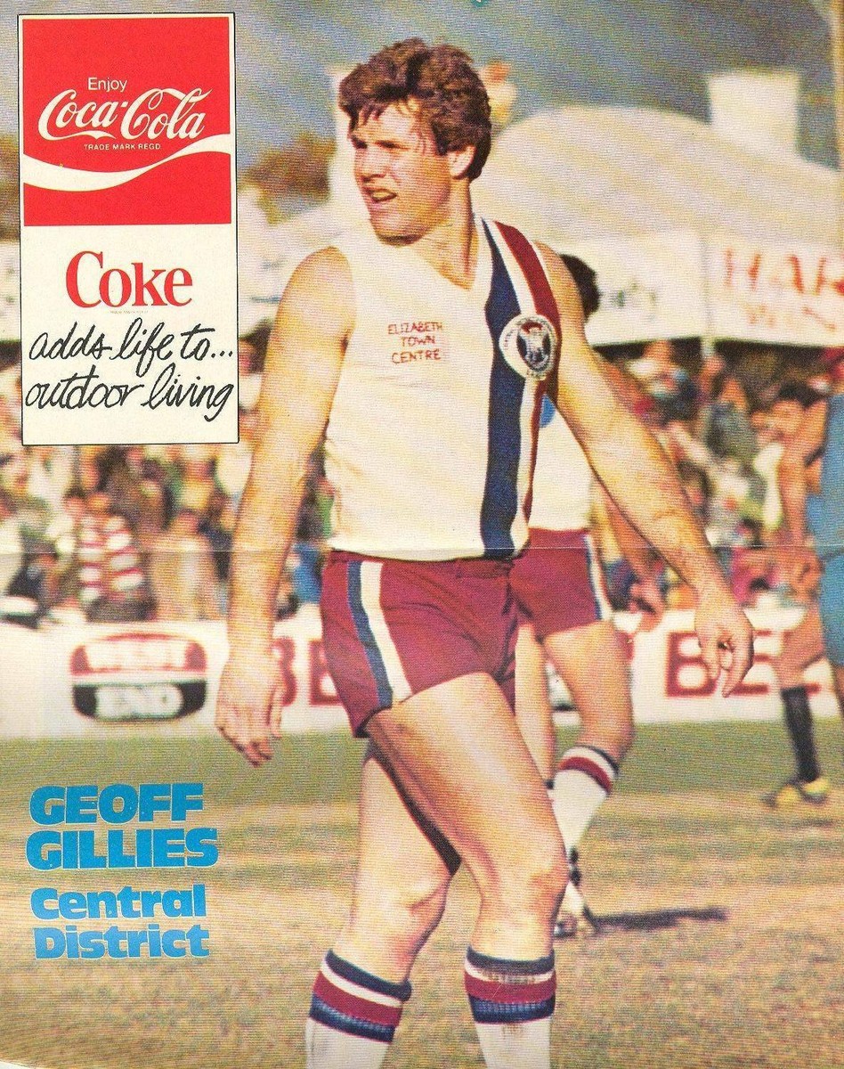 Maillot D'entraînement Central Districts SANFL - Taille 2XL, Rouge, Signé Par Les Frères Gowans, Occasion