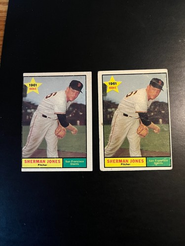 1961 Topps Baseball Cards (1-257) - Pick The Cards to Complete Your Set - Picture 198 of 330