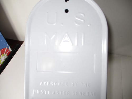 NEW RURAL STANDARD MAILBOX STEEL GREY MADE BY SOLAR GROUP IN USA - Picture 3 of 7