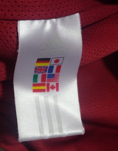 Adidas Mens Wisconsin Long sleeve V-Neck pullover, XL, Red, - Picture 7 of 9