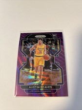 2021-22 Panini Prizm Austin Reaves Purple Wave Holo Rookie  #165