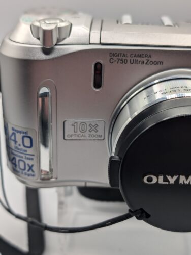 Olympus Camedia C-750 Ultra Zoom 4MP Digital Camera Zoom 10x Optical Zoom Tested - Picture 4 of 15