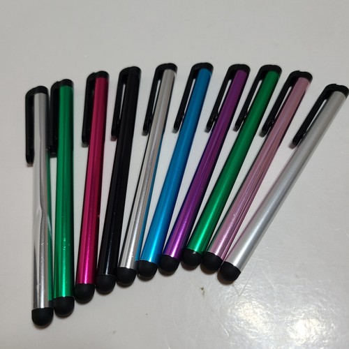 10-Multi-Colored 4" Stylus Touch Screen Pens Universal Compatibility. - Picture 6 of 9