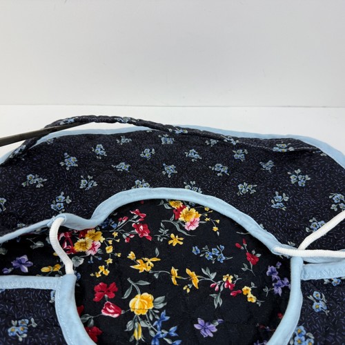 Handmade Fabric Casserole Dish Holder Carrier Vintage Floral 14” Round Retro - Picture 5 of 19