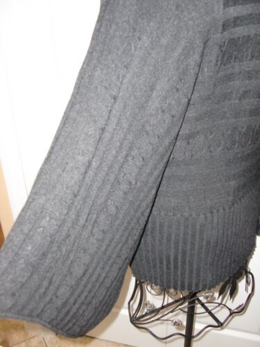 Suéter elástico tejido algodón/spandex cuello tortuga carbón para mujer "BELLDINI" talla L - Imagen 3 de 6