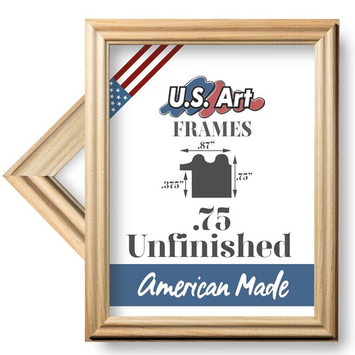 US ART Rahmen 0,75" traditionelle Farben Wanddeko Bilderrahmen - 17x21 Zoll - Bild 29 von 43