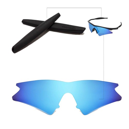 Walleva Lenses and Earsocks for Oakley M Frame Sweep - Multiple Options - Picture 7 of 36
