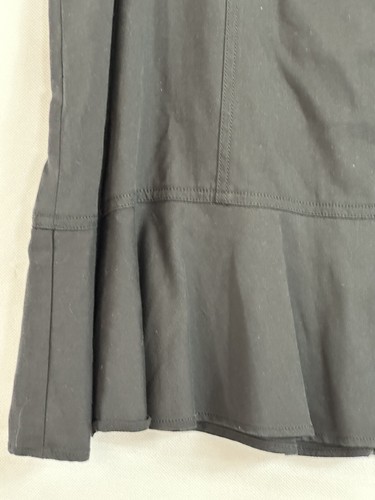 NWT Nine West Plus Size 2XL Black Button Up Fit & Flare Skirt Ruffle Hem - Picture 10 of 19