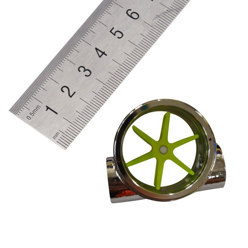 G1/4 5-Leaves Impeller Metal Water Flow Meter for PC Water Cooling System - Afbeelding 9 van 11