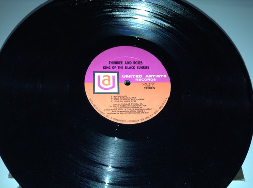 KING OF THE BLACK SUNRISE THUNDER AND ROSES 1969 UA LP 6709 1st Press - Picture 6 of 6