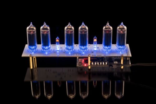 IN-14 DIY KIT Nixie Tubes Clock LED RGB USB Musical 12/24 Hour Form - WITH TUBES - Picture 5 of 8