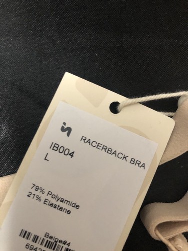 Inlyric Razorback Bra Beige Large - Picture 6 of 8