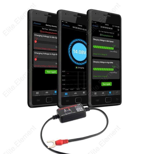3pcs Battery Monitor Tester Car 12V Bluetooth 4.0 Wireless Mobile APP Real Time - Picture 2 of 8