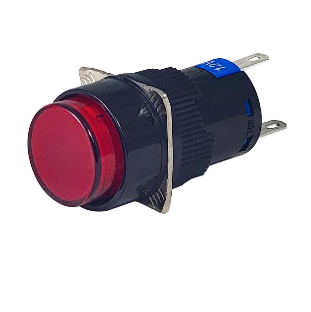 10pcs PB86 A1/A0 Pulsante Quadrato Di Ripristino Momentaneo Singal LED Lampless Tacct Swch 4 - Foto 12