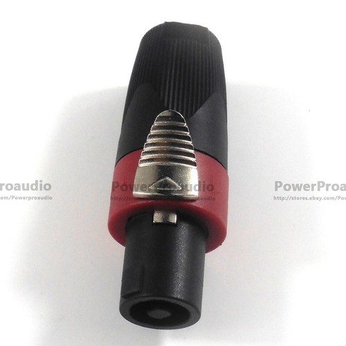 4 pz/lotto spina altoparlante 4 core connettore speakon per Neutrik NL4FC colore rosso - Foto 3 di 7