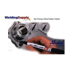 Markal Dura-Ink 96223C King Size, Black #25 Permanent Ink Marker with Chisel Tip