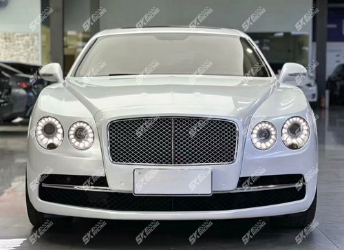 Kits Mailles en ligne Grille Centrale de Pare-chocs Avant Chrome Compatible avec Bentley Flying Spur 2014-2018