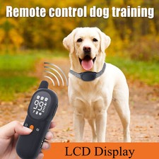 2700 FT Remote Dog Shock Training Collar Rechargeable Waterproof LCD Pet Trainer