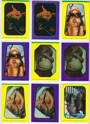 1983 Topps Star Wars Return Jedi Complete 132 Cards + 66 Variation Sticker Set - Picture 5 of 12