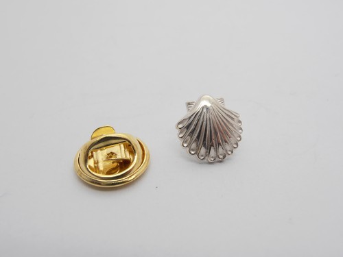 Scallops: Brooch From Jacket Silver 925- Shell - Saint James - Santiago) - Picture 3 of 9