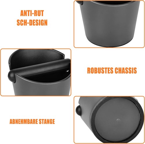 Knock Box Abklopfbehälter Abschlagbehälter Siebträger Espresso Tresterbehälter - Bild 12 von 15