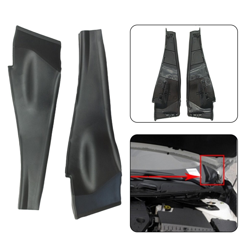 Pair New Corner Windshield Wiper Cowl Cover for Nissan Altima 20132016