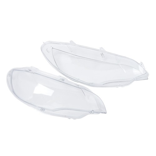 Left & Right Headlight Lens Plastic Cover Lampshade Replacement For BMW E71 X6 - Bild 3 von 10