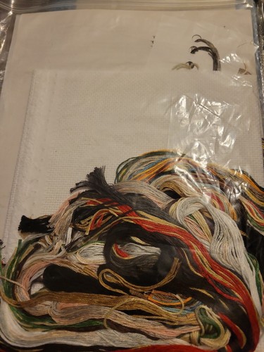 Walt Disney Mickey Mouse Self Portrait Cross Stitch Kit Out of Print OOP - Picture 2 of 2