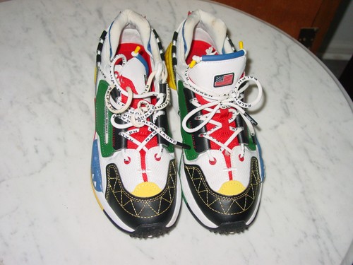 Ralph Lauren Polo Sport ps200 Colorblocked PS200-SK-LTL Multicolor Shoes! Size 8 - Picture 6 of 14
