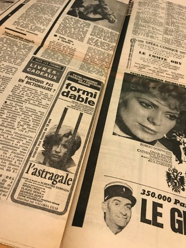 ►LE PARISIEN LIBERE 1968 - MARLENE JOBERT - GIGLIOLA CINQUETTI - GIPSY BOUGLIONE - Bild 4 von 5