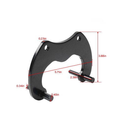 1x Rear Brake Caliper Mounting Bracket Fit Polaris Ranger Crew RZR XP 1000 14-20 - Picture 12 of 12