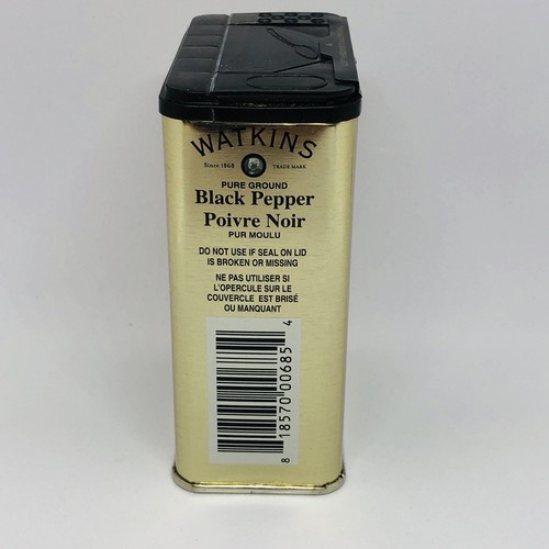 (2) Watkins Gourmet Spice Tin, Pure Ground Black Pepper, 4 oz./  113 g Non-GMO - Bild 5 von 5