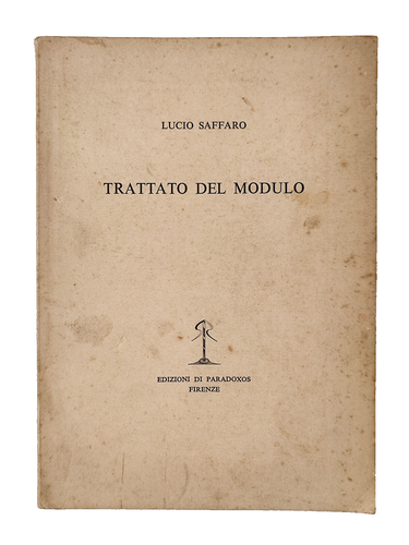 Trattato del Modulo — Lucio Saffaro, 1967 - Imagen 1 de 4