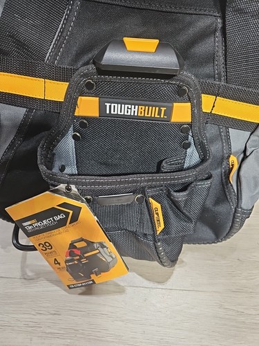 Toughbuilt 13" Project Bag With Project Pouch 39 Pockets 4 Pieces - Picture 6 of 10