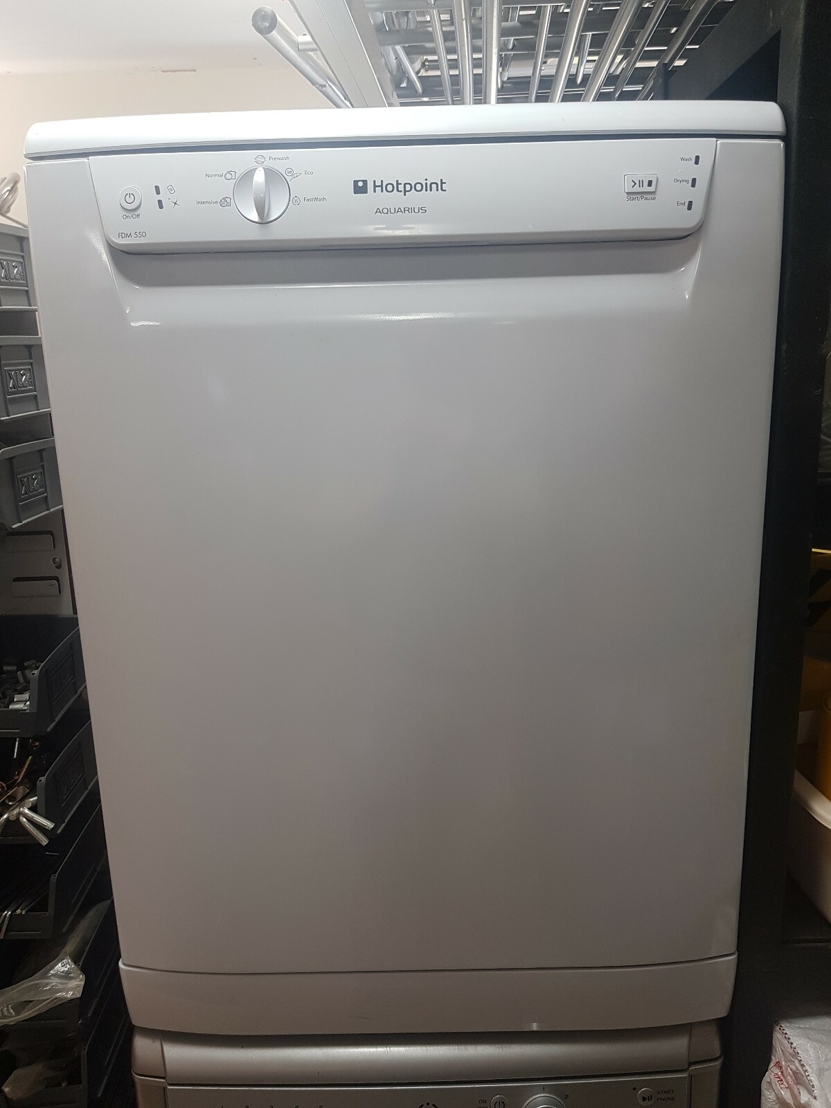 hotpoint aquarius dishwasher silver