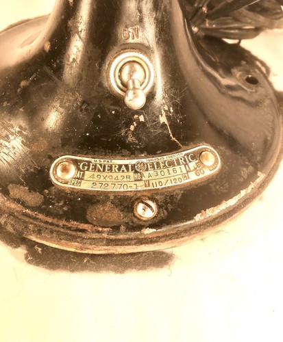 1938-41 GE Vortalex 8" Inch Table Desk Fan Cat # 49x942B - Picture 6 of 17