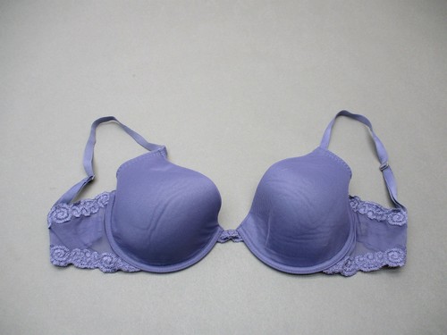 34DD Natori Womens Purple Underwire Padded Back Closure Convertible Demi Bra 2J - Picture 1 of 8