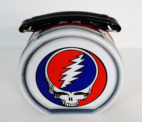 Grateful Dead Rock 'N Roll Drum Tin Tote Case Lunch Box S.Y.F. Vandor GDP 2000 - Picture 5 of 12