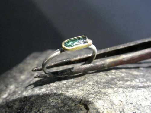 Anelli di lusso verde di pietra principale tormalina